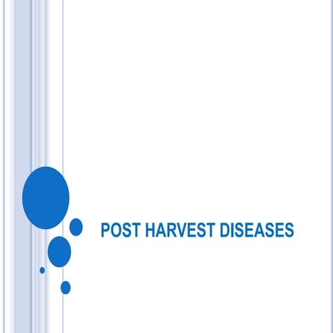 Factors contributing to post-harvest diseases: