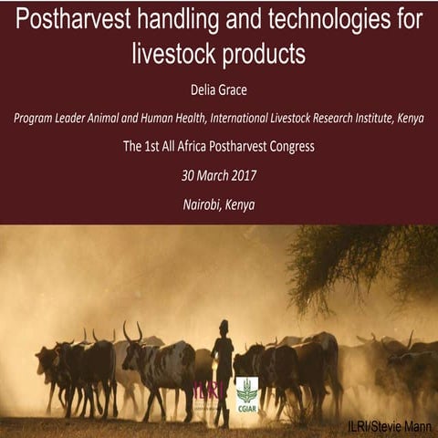 Postharvest handling and technologies for livestock products