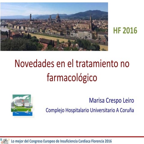 Novedades en el tratamiento no farmacológico