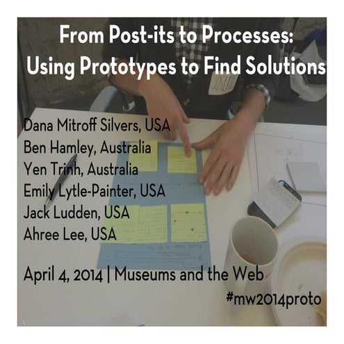 From Post-its to Processes: Using Prototypes to Find Solutions
