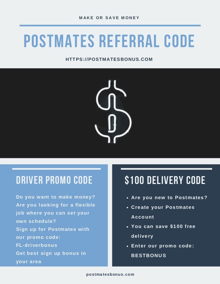 postmates new account promo