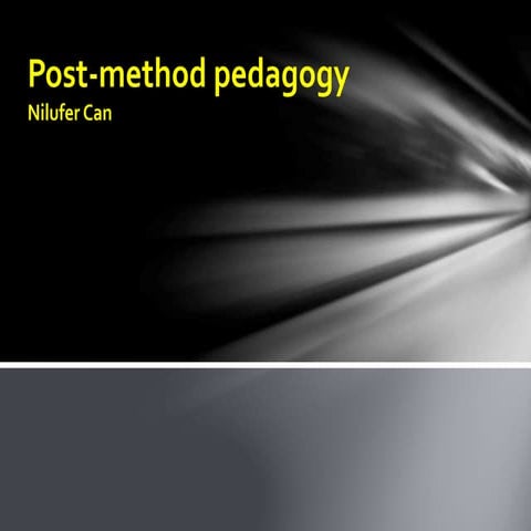 Postmethodpedagogy 