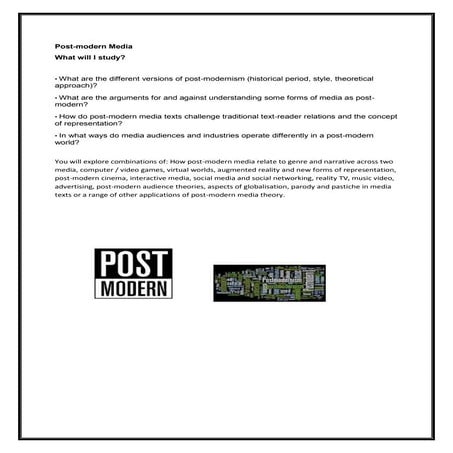 Post modern booklet - revison 