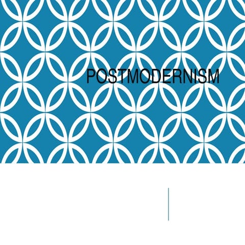 Postmoderninsm Powerpoint