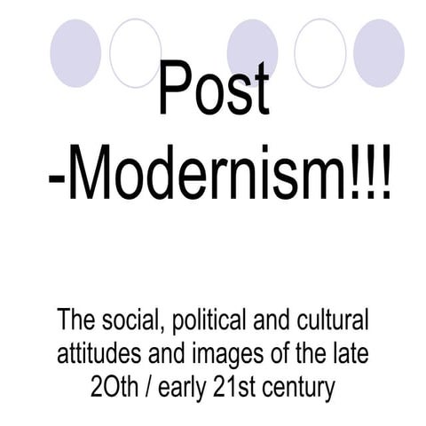 Postmodernism