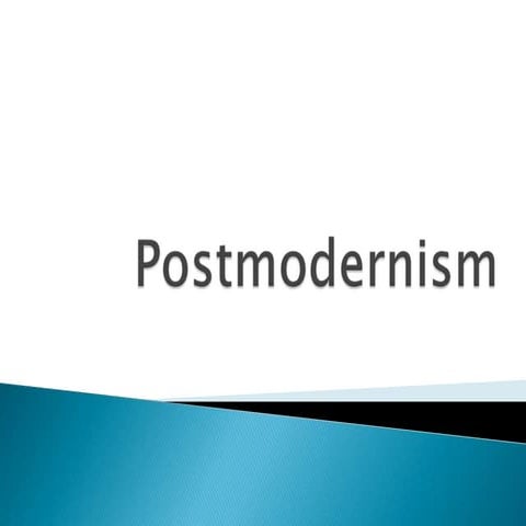 Postmodernism