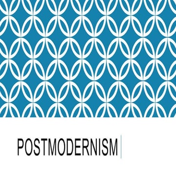 Postmodernism