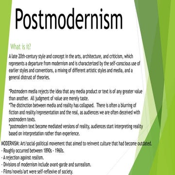 Postmodernism