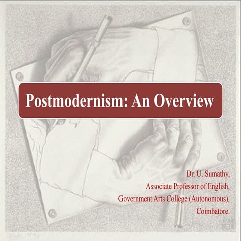 Understanding Postmodernism Powerpoint.pptx