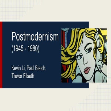 Postmodern presentation