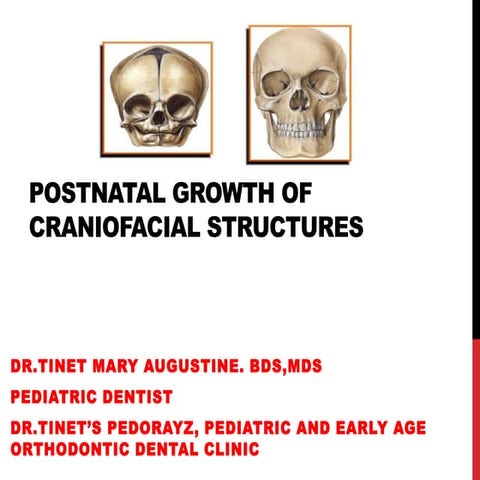 Postnatal growth of cranio facial structures