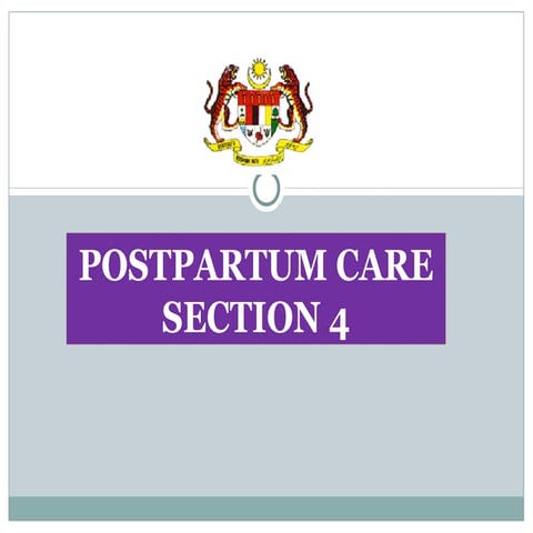 Post natal care update