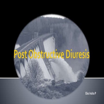 Post obstructive diuresis