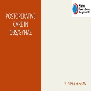 Post operative care in gynecologic surgery.pptx