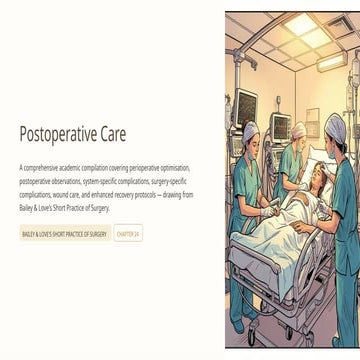 Observation Of The Patient In The Postoperative Period_ A) After ...