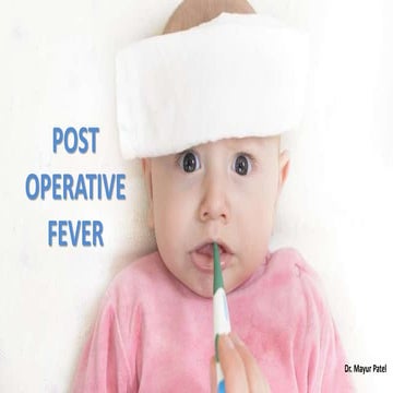 Post operative fever