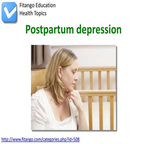 Postpartum depression