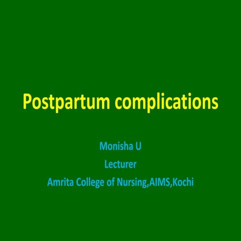 Postpartum complications.ppt