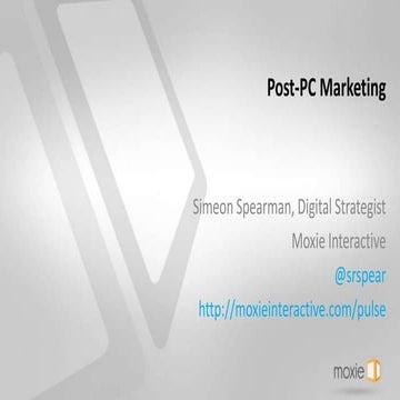 Post-PC Marketing