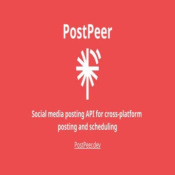 Social media posting API for cross-platform posting and scheduling ...