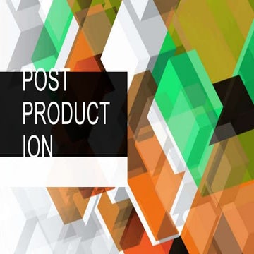 post production.pptxdddddddddddddddddddd