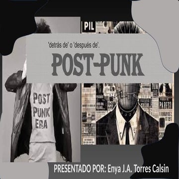 El post punk. alejandro osvaldo patrizio | PPTX