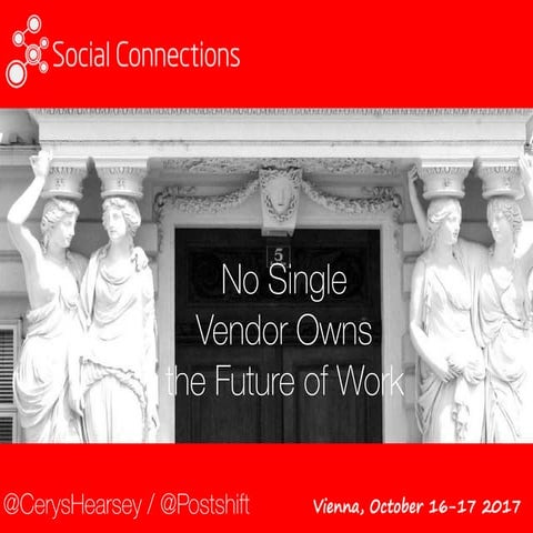 No single vendor can own the future of work