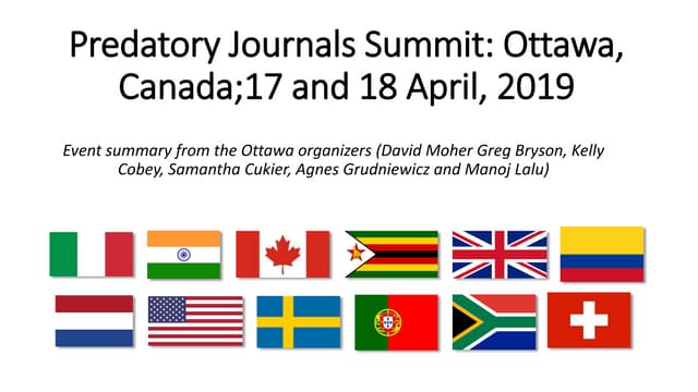 Post summit summary dissemination for distribution