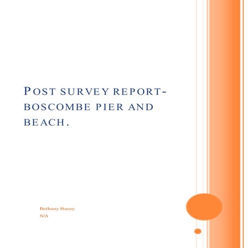 Post survey report