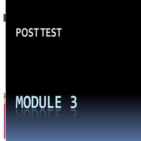 post test COMETS Grade 8