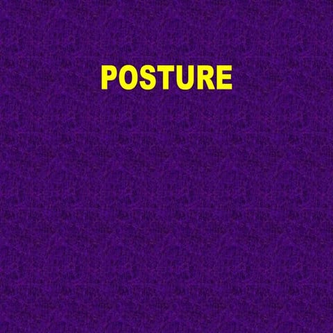 POSTURE  Exercise therapy -1 and massage.pptx