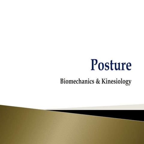 Posture