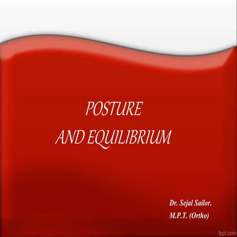 Posture and equilibrium