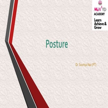 POSTURE BY MIN^ED ACADEMY