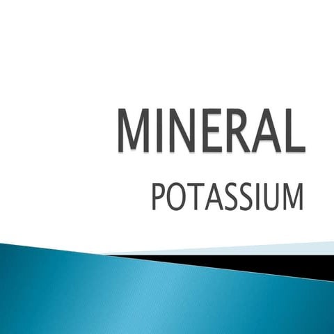 Potassium | PPTX
