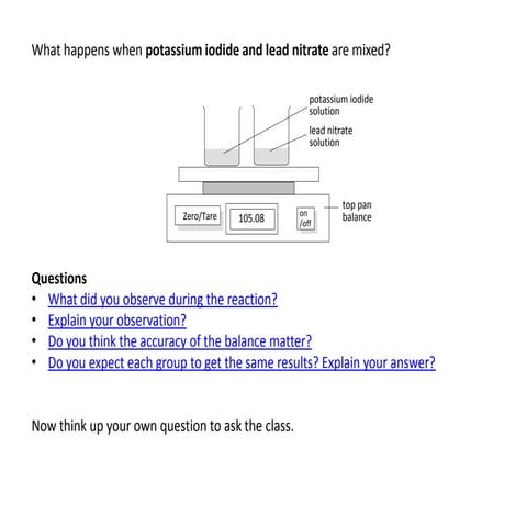 Potassium iodide  and_lead_nitrate