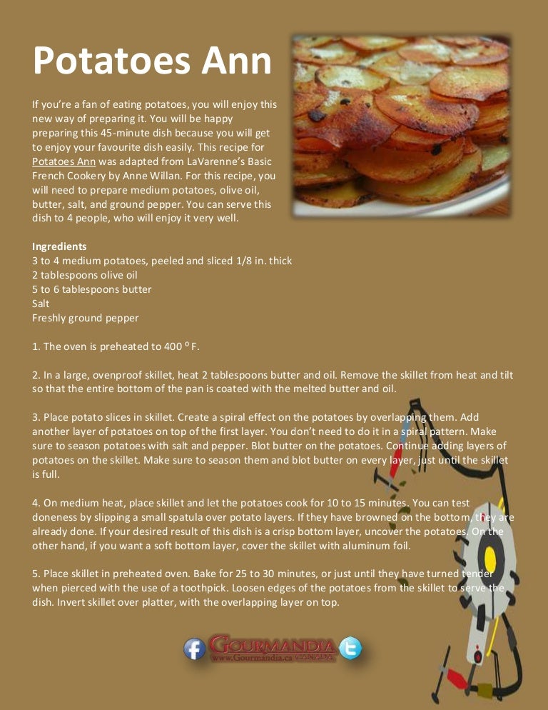 Potatoes ann