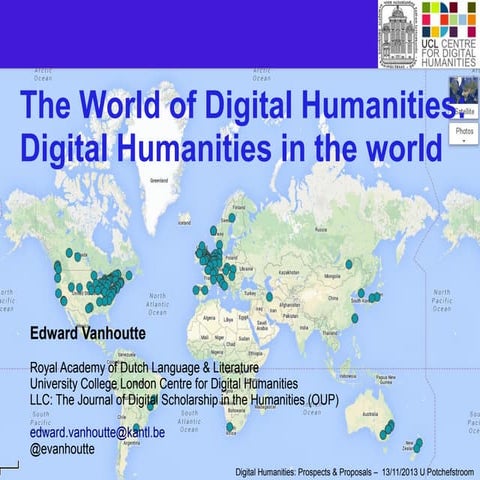The World of Digital Humanities : Digital Humanities in the World