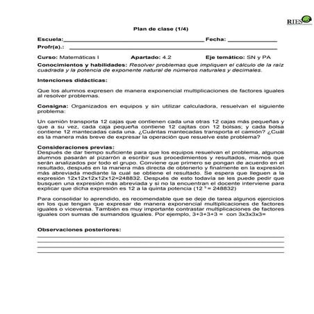 Potenciacion y radicacion