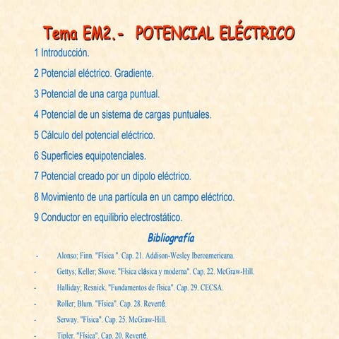 Potencial electrico