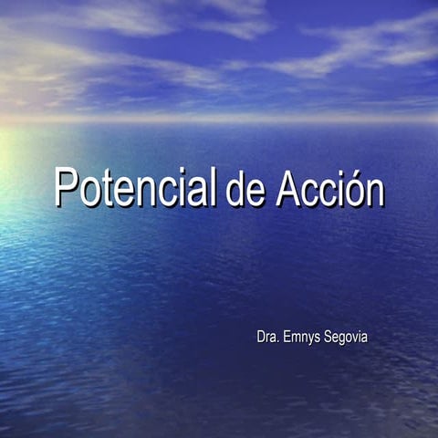 Potencial de acción