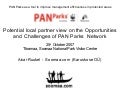 Potential local partner view on the Opportunities and Challenges of PAN Parks Network