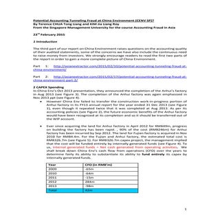 Potential Accounting Tunneling Frau...