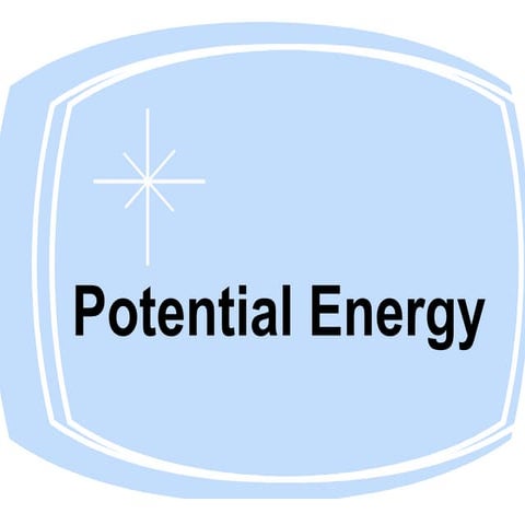 Potential energy