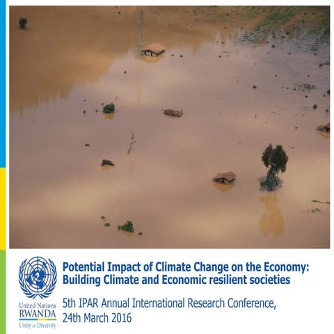 Presentation: Potential Impact of Climate Change on the Economy