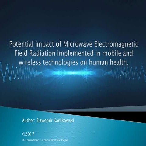 Potencial impact of microwave radiation implemented in mobile and wireless te...