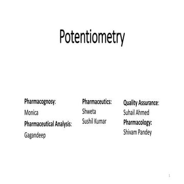 Potentiometry