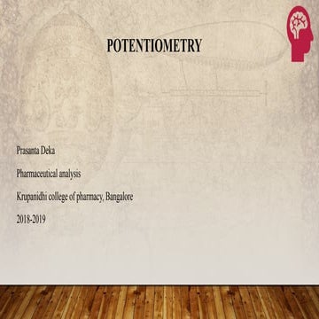 Potentiometry
