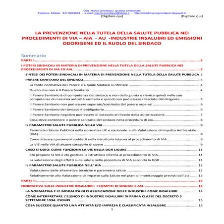 Poteri sindacali in materia di prevenzione nella tutela della salute pubblica