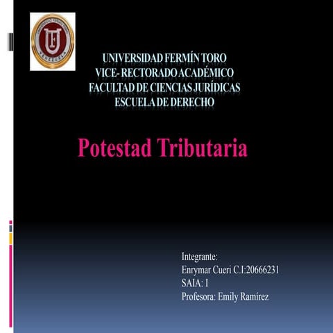 Potestad tributaria venezolana